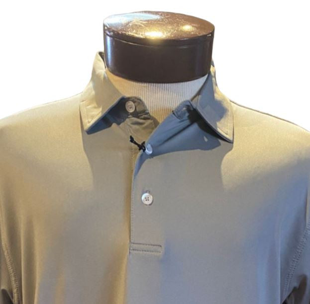 Craig Reagin Solid Polo: Silver