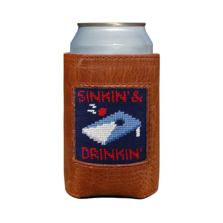 Smathers and Branson Can Cooler: Sinkin and Drinkin (Dark Navy)