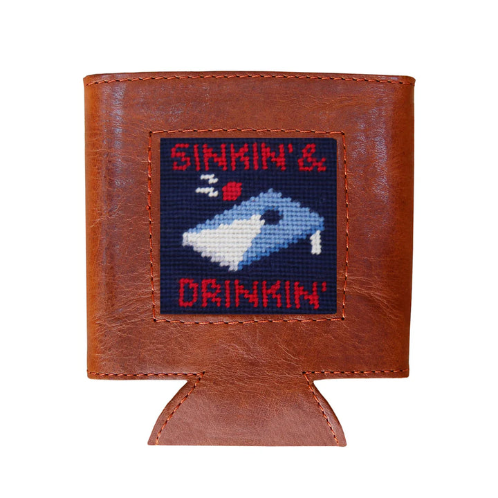 Smathers and Branson Can Cooler: Sinkin and Drinkin (Dark Navy)