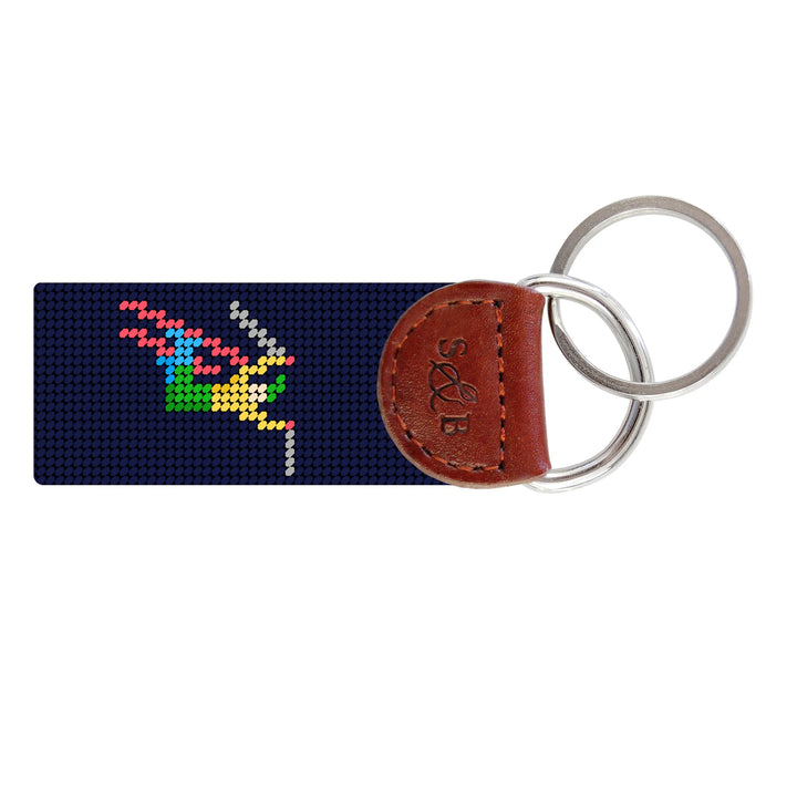 Smathers and Branson Ski Tricks Key Fob: Dark Navy