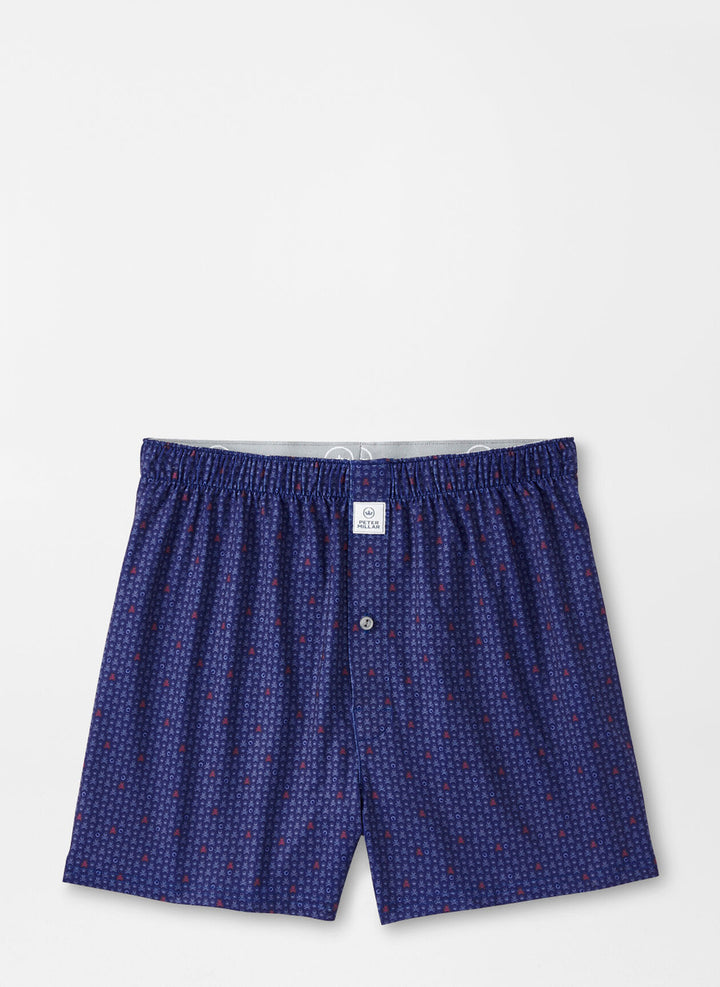 Peter Millar Skull In One Performance Boxer Short: Sport Navy