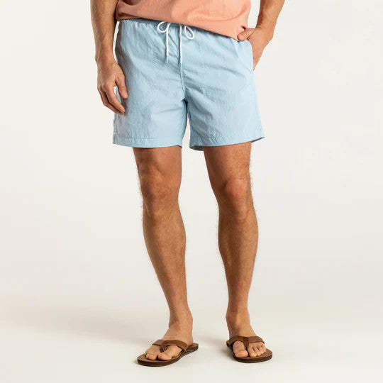 Duckhead 6" Mallard Swim Short: Sky Blue