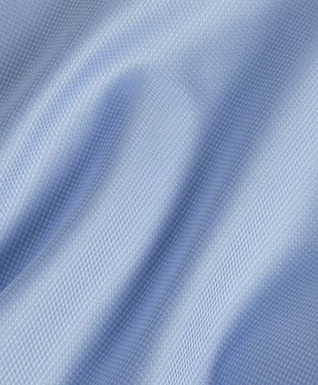David Donahue Dobby Dress Shirt: Sky Diamond