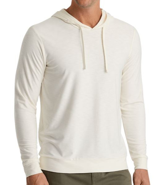 Free Fly Men's Bamboo Slub Hoodie II: Sea Salt