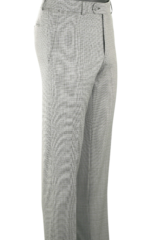 Ballin Super 110's Comfort-"EZE" Deco Houndstooth: Light Grey