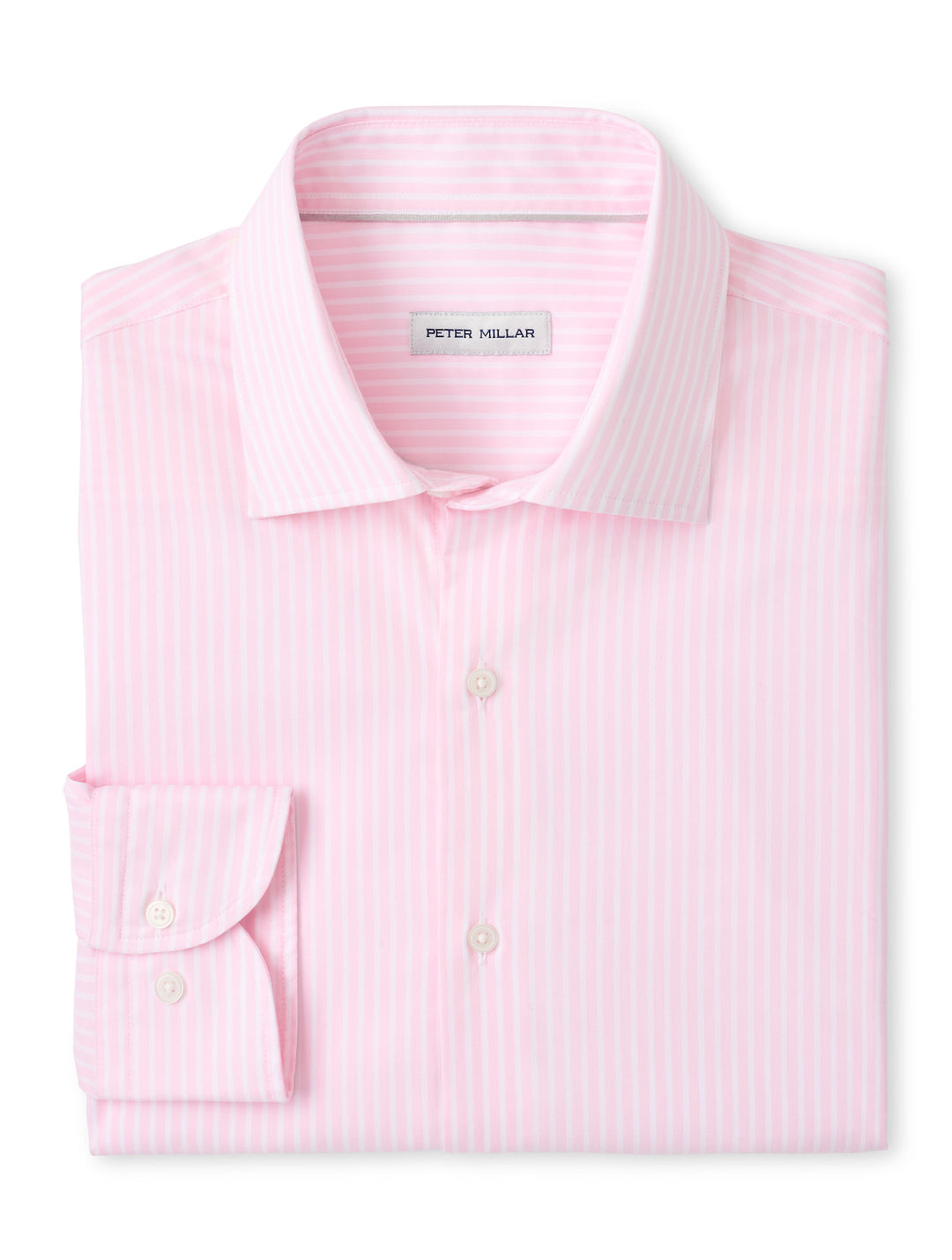 Langley Crown Lite Cotton-Stretch Sport Shirt, Teaberry Pink / XL