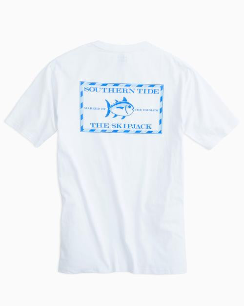 Southern Tide Original Skipjack Short Sleeve T-shirt: White