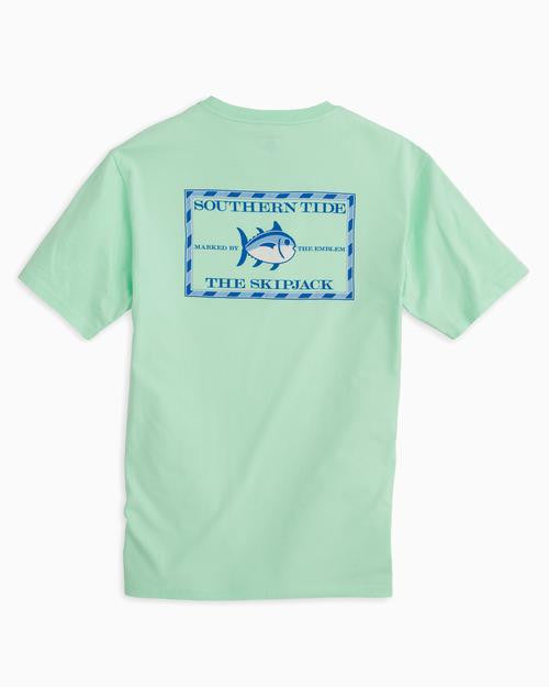 Southern Tide Original Skipjack Short Sleeve T-shirt: Offshore Green