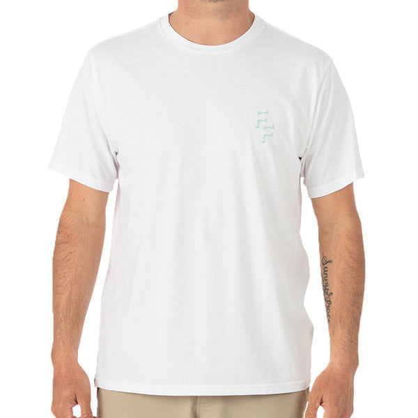 Free Fly Tropic Wave Tee: White