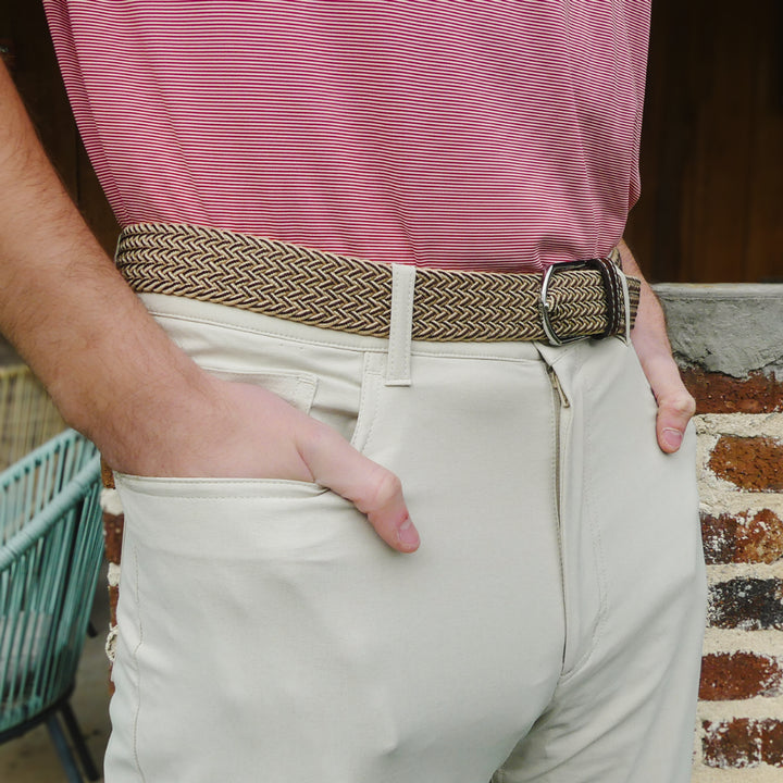 Roostas Woven Elastic Stretch Belt: The Tucson