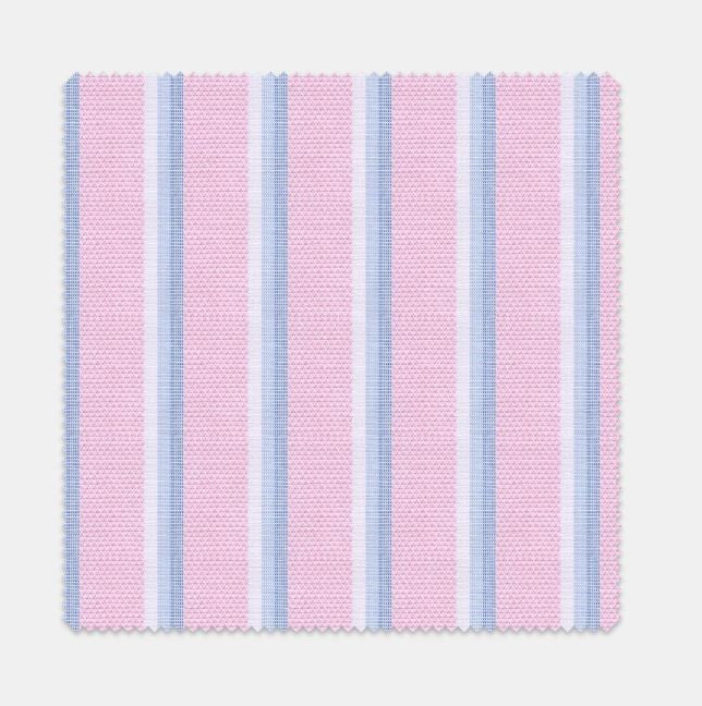 Stantt Bold Oxford Stripe: Pink