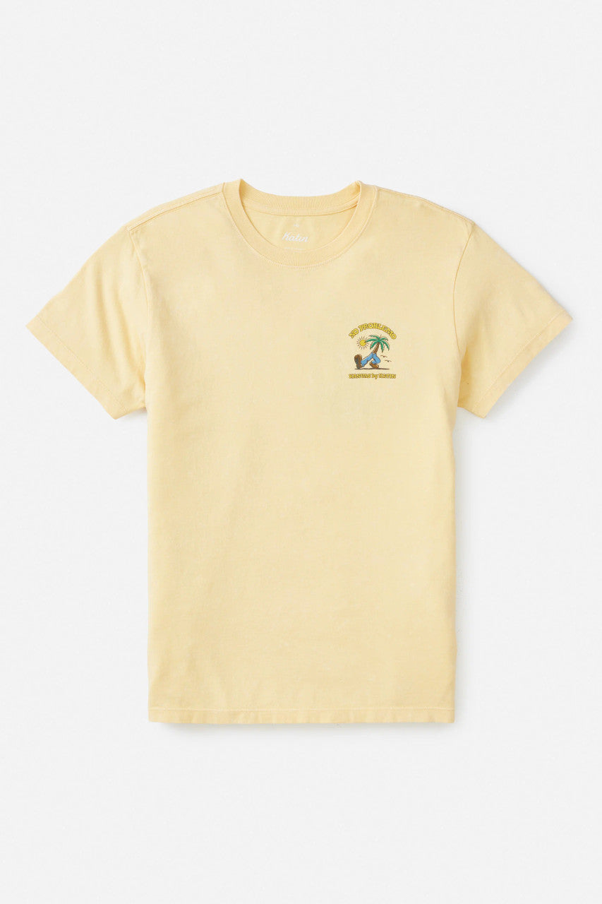 Katin Stroll Tee: Sun Yellow Sandwash