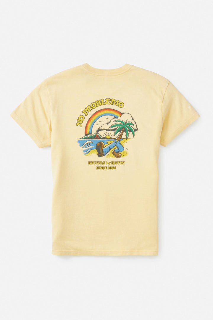 Katin Stroll Tee: Sun Yellow Sandwash