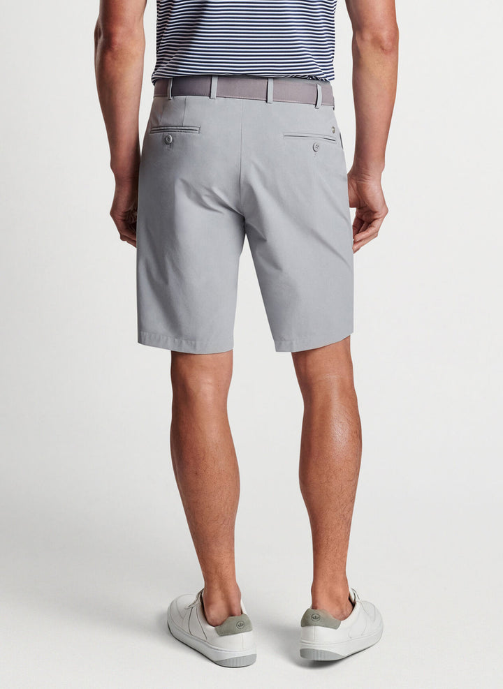 Peter Millar Crown Crafted Surge Performance Short: Gale Grey