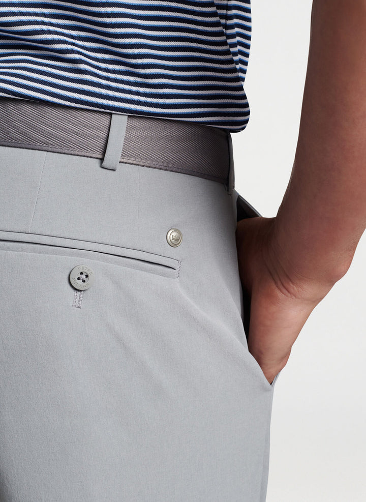 Peter Millar Crown Crafted Surge Performance Short: Gale Grey