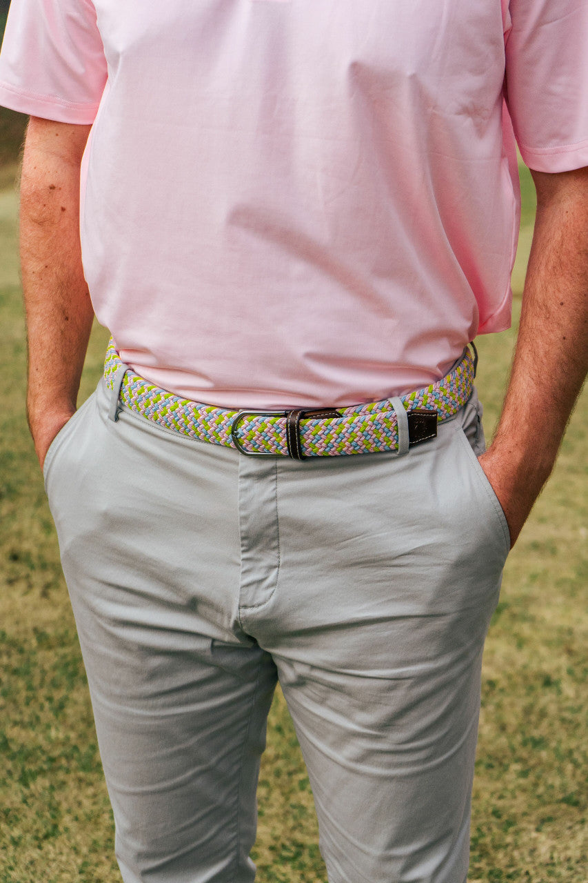 Roostas Woven Elastic Stretch Belt: The Birdie