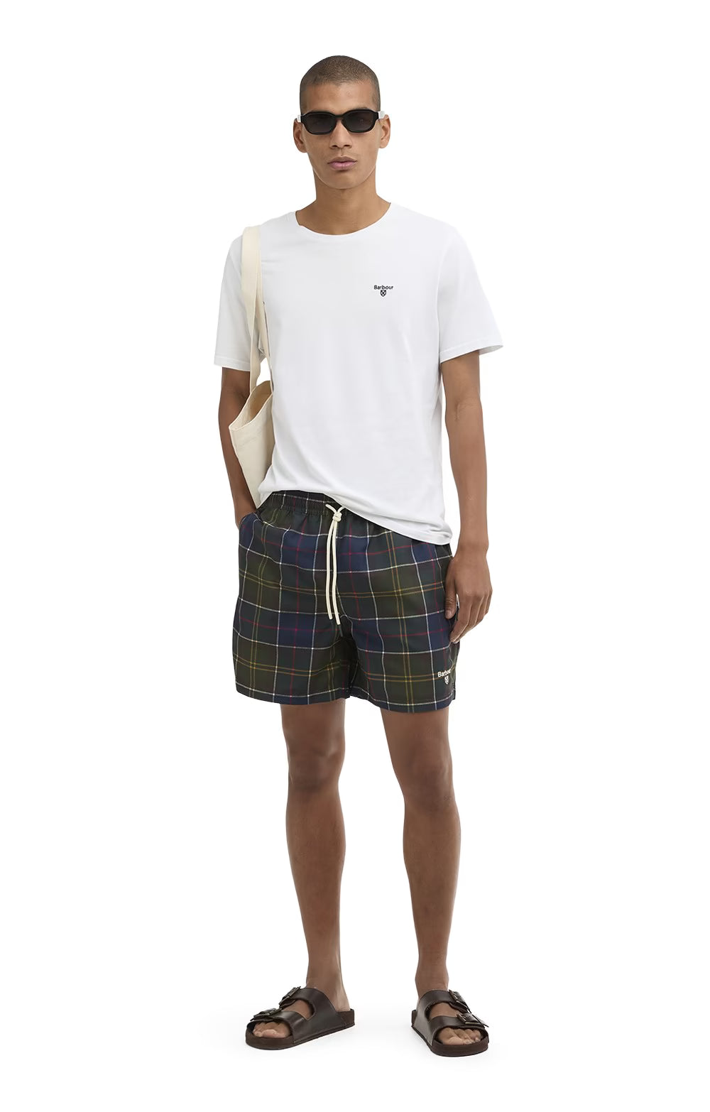 Barbour Staple Tartan Swim Short: Classic Tartan