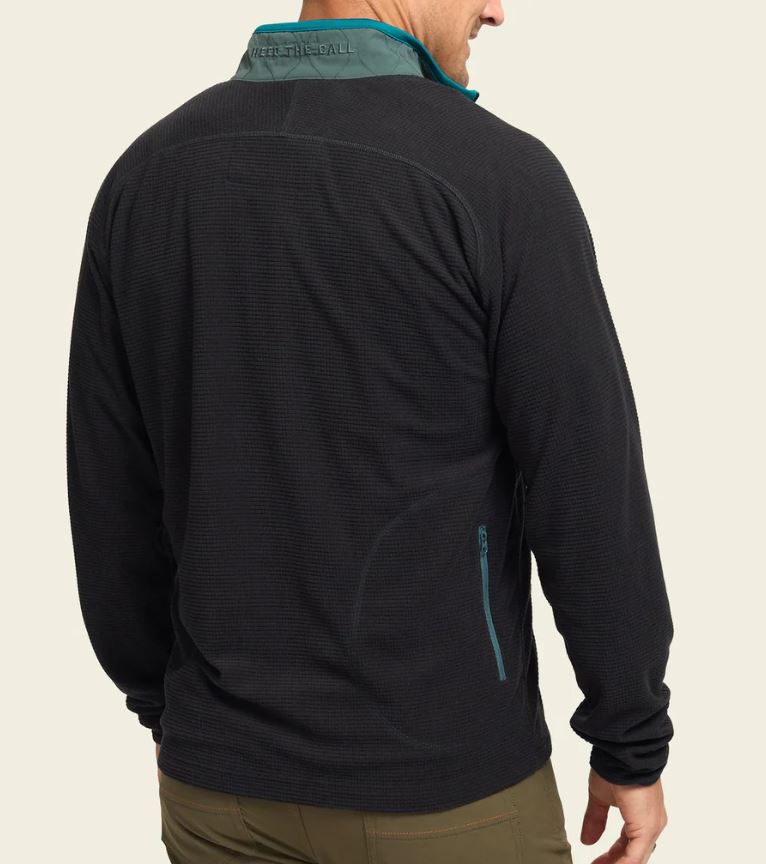 Howler Brothers Talisman Fleece Jacket: Ebony