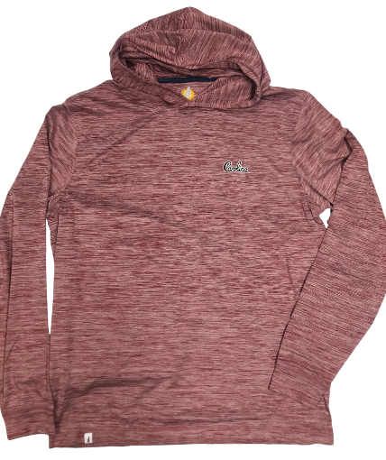 Johnnie-O University of South Carolina Script Talon Performance T-shirt Hoodie: Garnet