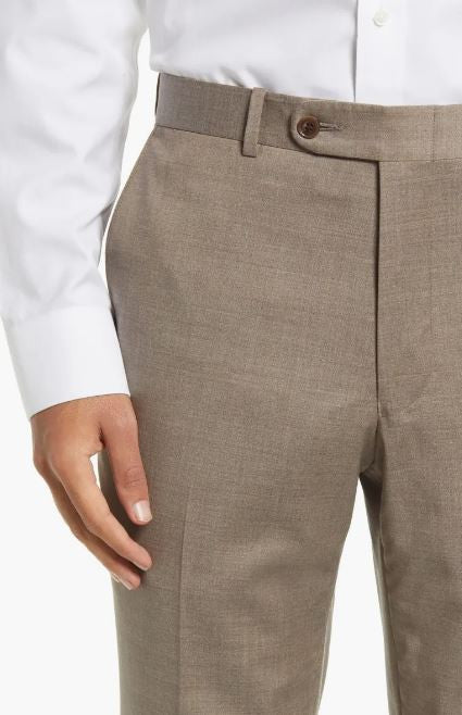 Peter Millar Harker Dress Pant: Light Brown