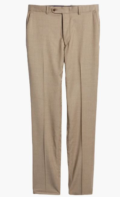 Peter Millar Harker Dress Pant: Light Brown