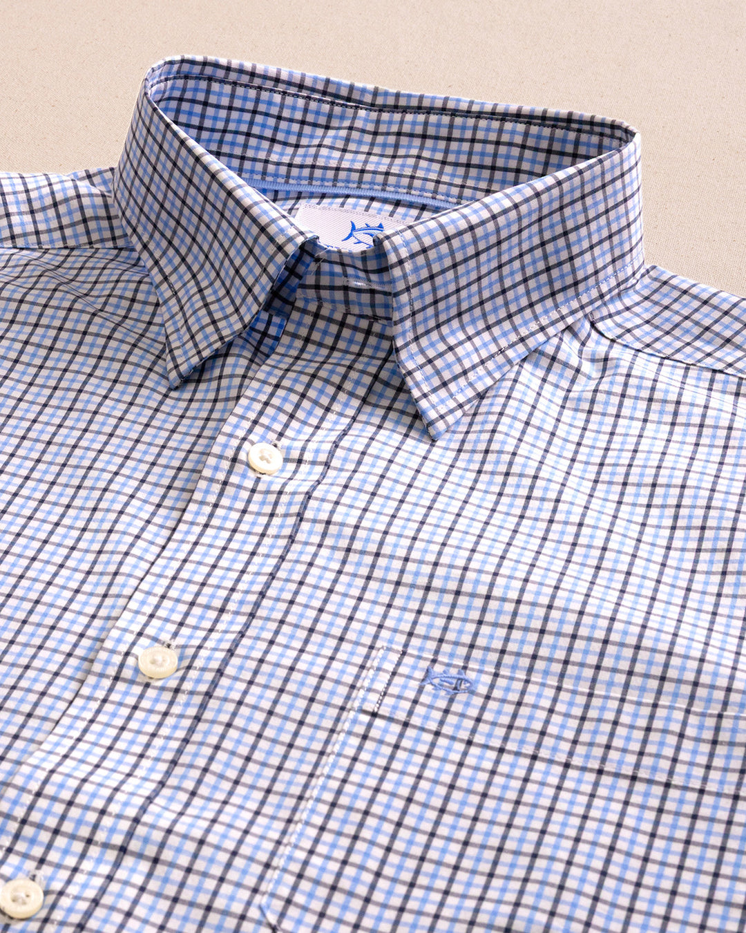 Southern Tide Charleston Summerton Plaid Sportshirt: Ocean Channel