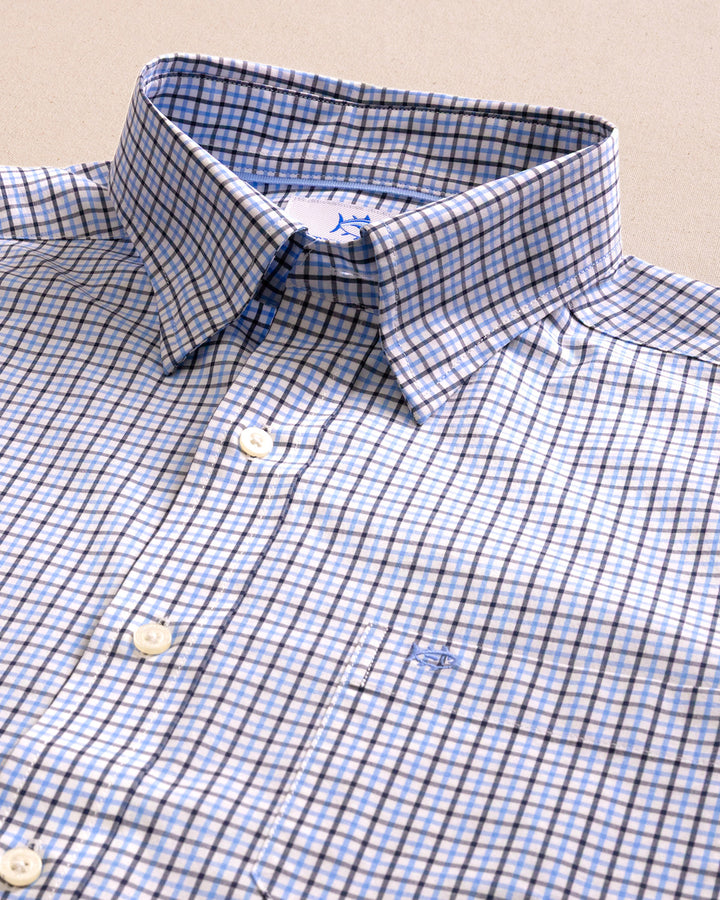Southern Tide Charleston Summerton Plaid Sportshirt: Ocean Channel