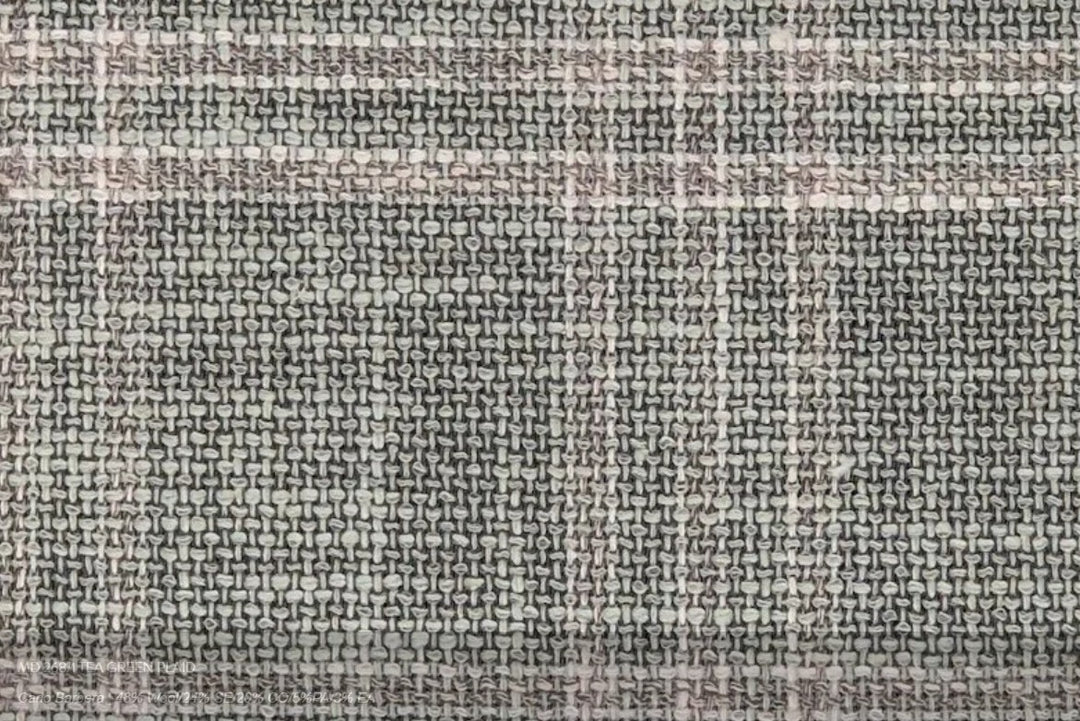 MaxDavoli By Maxman Carlo Barbera Soft Coat: Tea Green Plaid