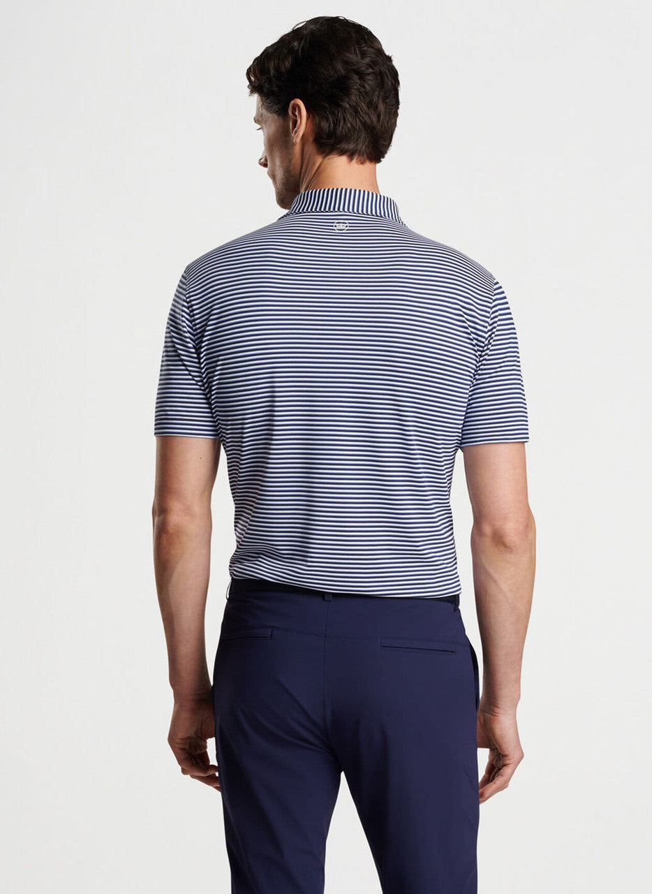 Peter Millar Tempo Performance Mesh Polo: Navy