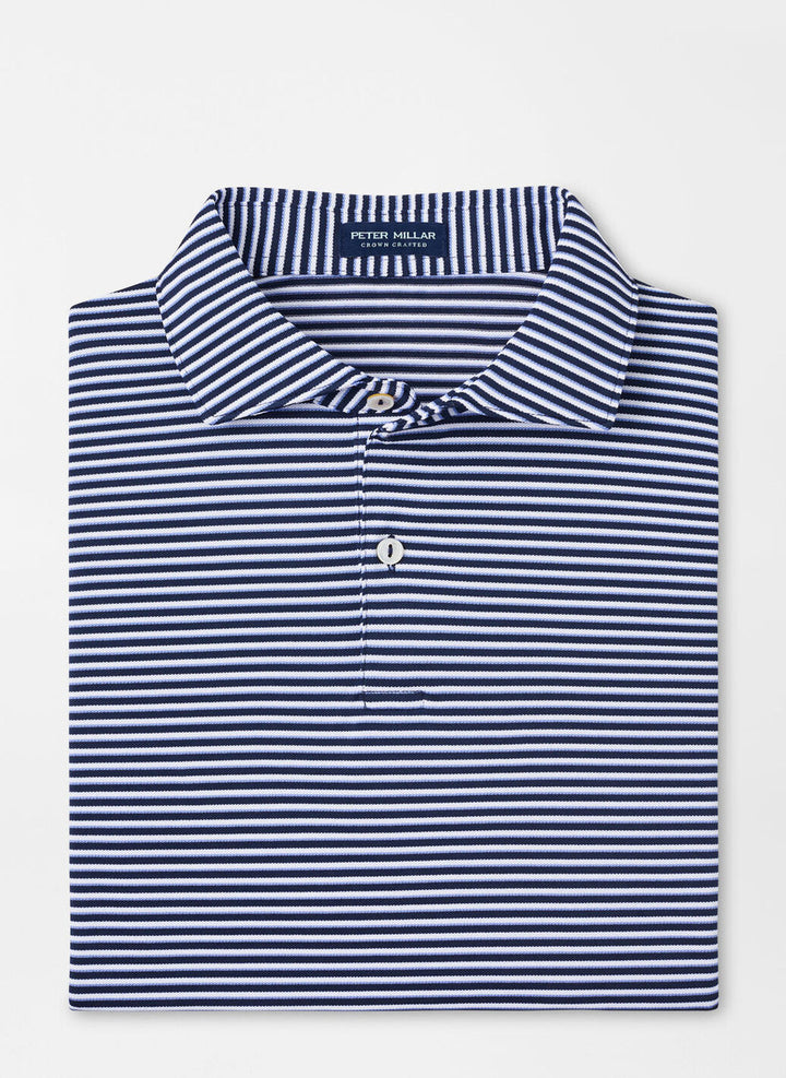 Peter Millar Tempo Performance Mesh Polo: Navy