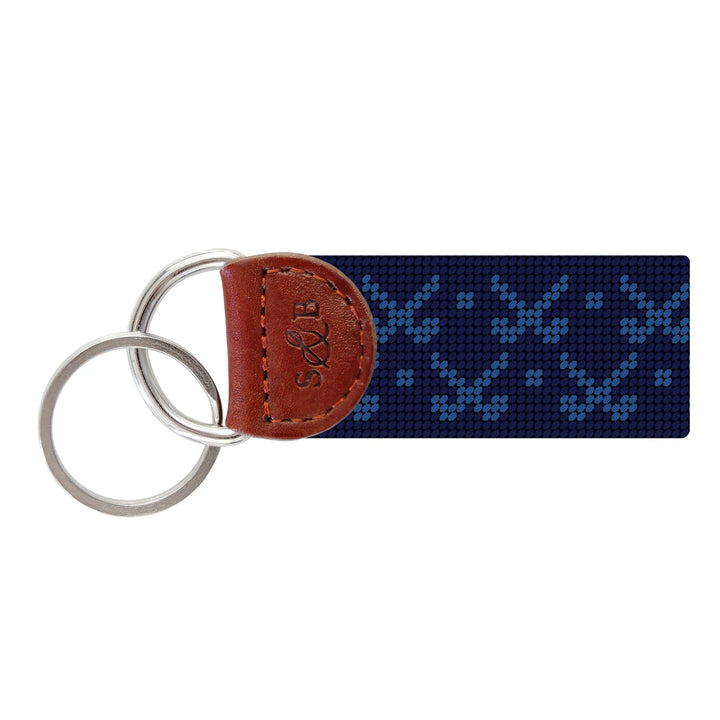 Smathers and Branson Tonal Clubs Key Fob: Dark Navy