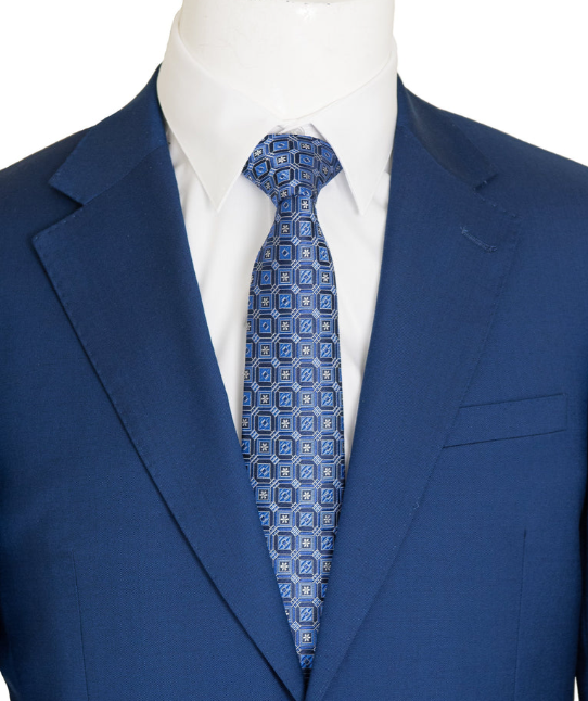 Trend by MaxMan Solid Suit: Italian Blue