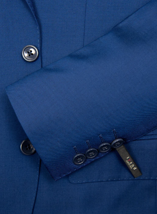 Trend by MaxMan Solid Suit: Italian Blue