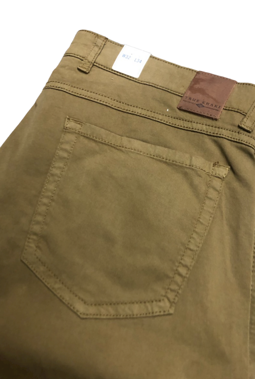 Ballin True Khaki Stretch 5-Pkt Pant: Earth