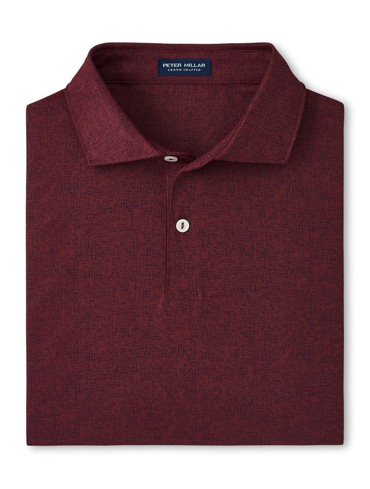 Peter Millar Crown Crafted Switching Gears Performance Jersey Polo: Vermouth