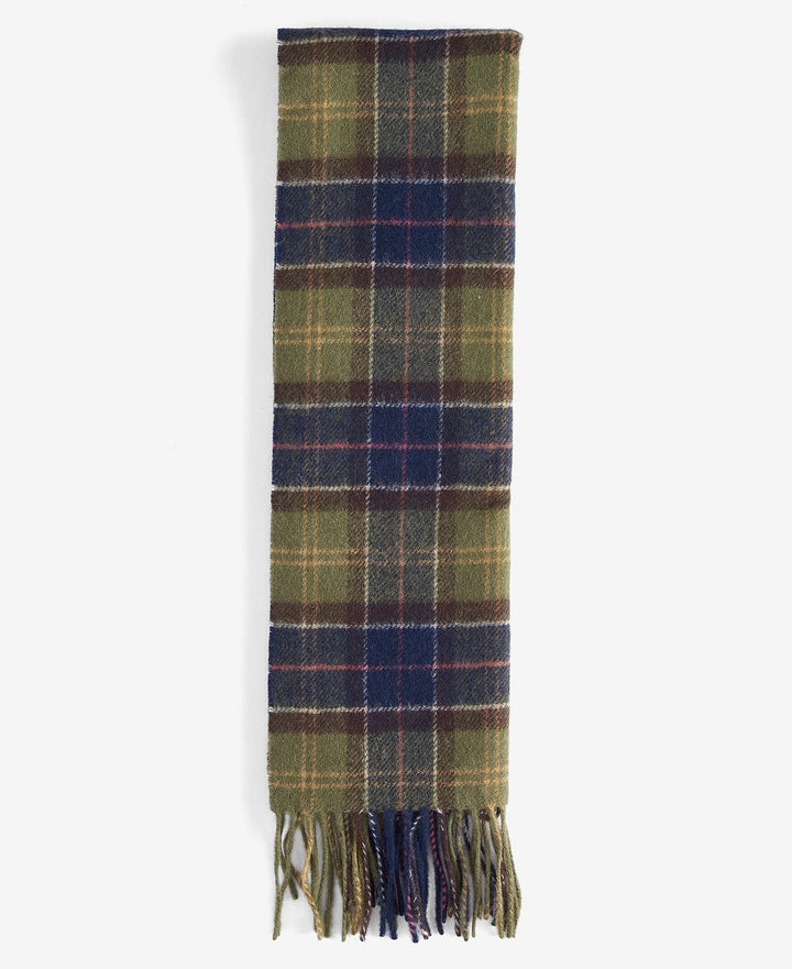 Barbour Tartan Lambswool Scarf: Classic Tartan