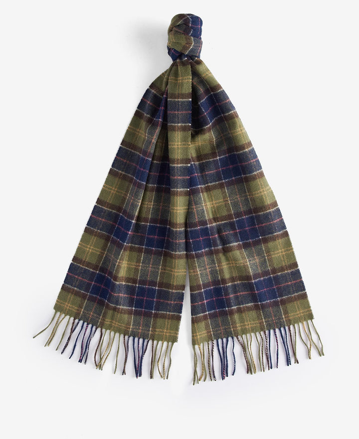 Barbour Tartan Lambswool Scarf: Classic Tartan