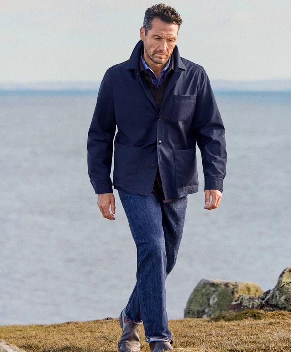 David Donahue The Scout Rain Jacket: Navy