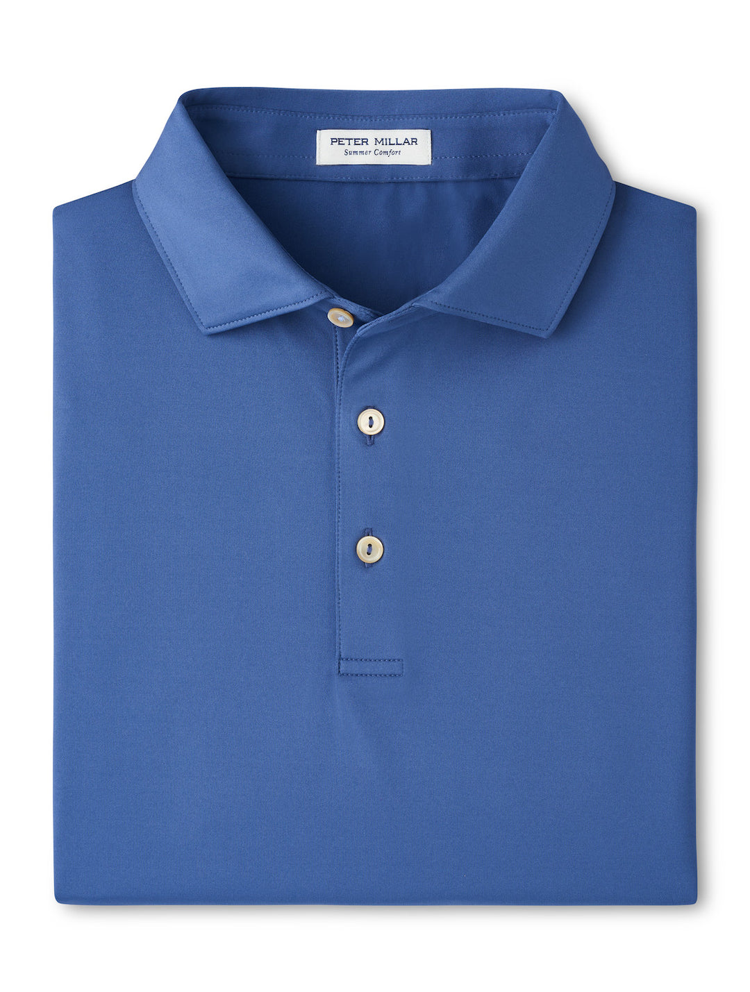 Peter Millar Solid Performance Jersey Polo: Windsor Blue