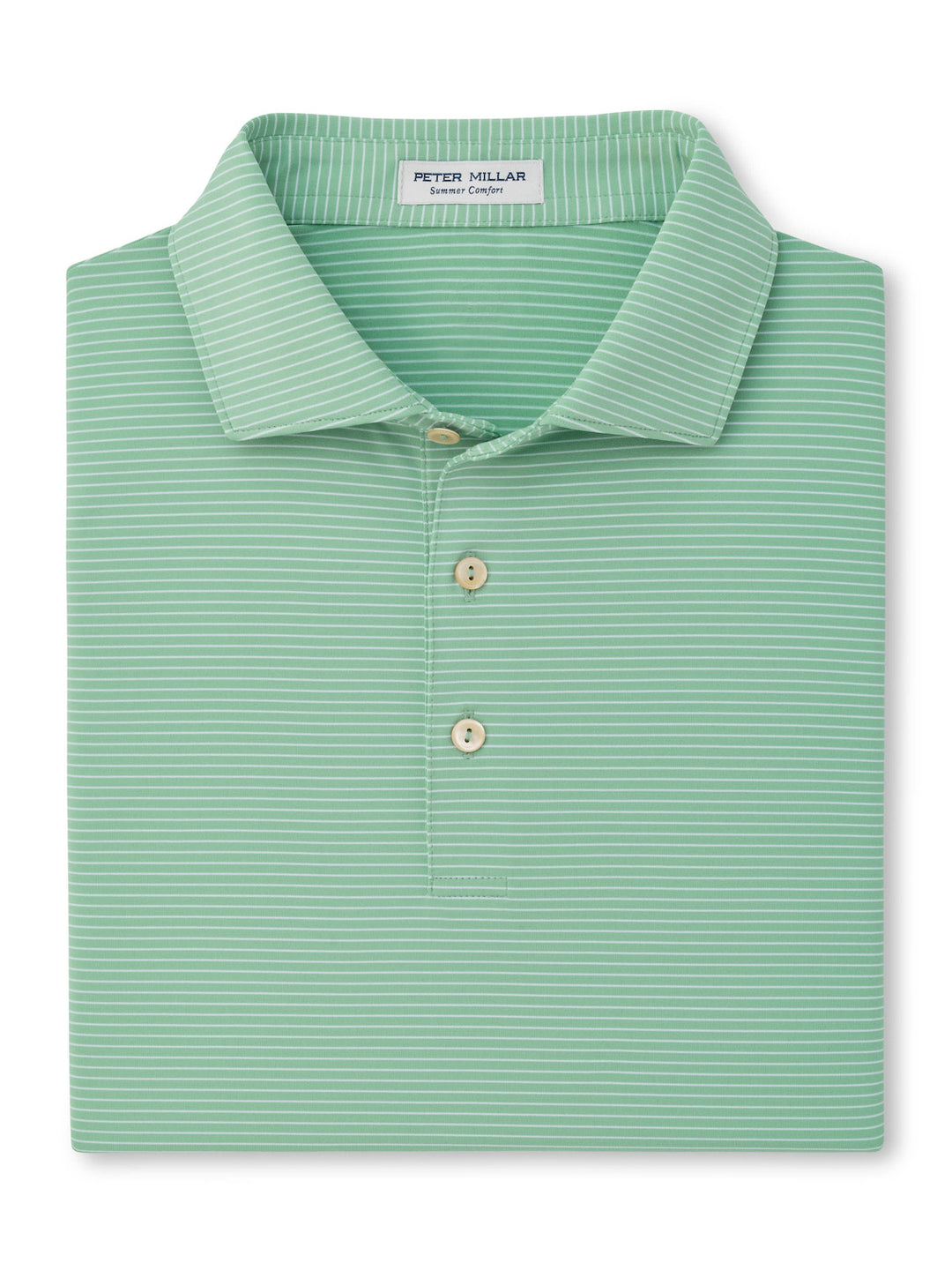 Peter Millar Wade Performance Jersey Polo: Fresh Mint