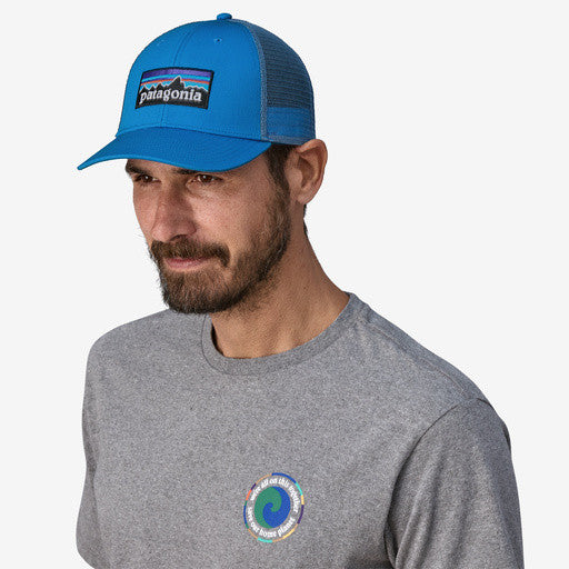 Patagonia P-6 Logo LoPro Trucker Hat: Vessel Blue – Craig