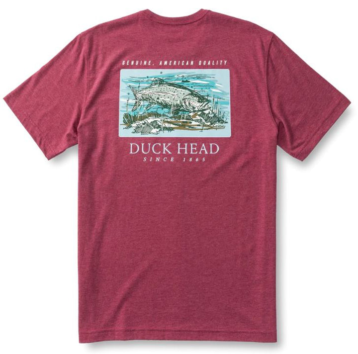 Duck Head Trout Short Sleeve T-shirt: Violet Quartz Heather