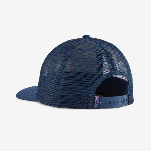 Patagonia Take a Stand Trucker Hat: Wild Waterline - Utility Blue