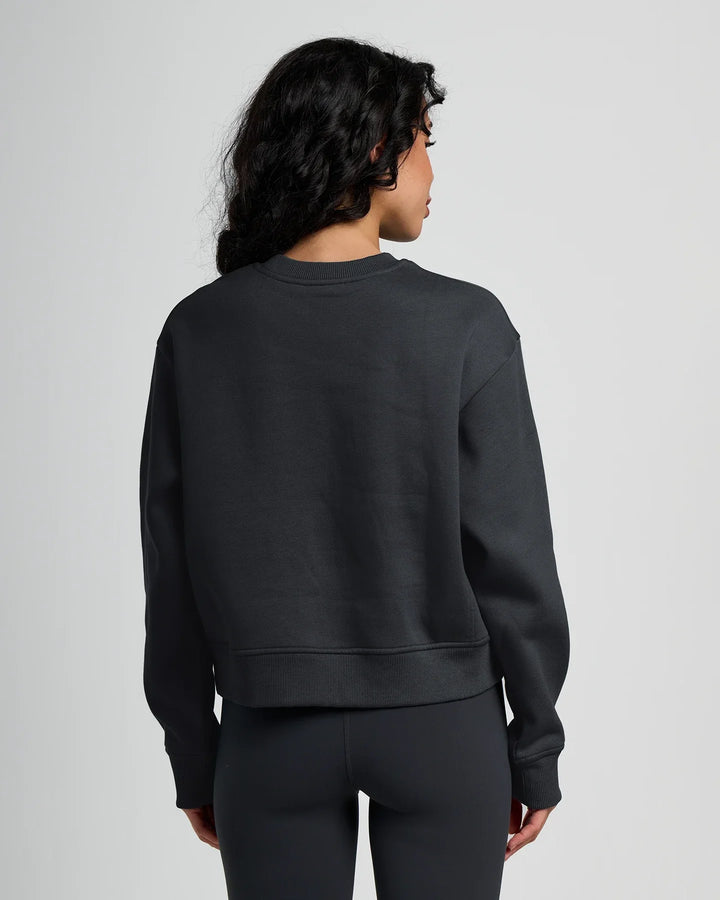 Free Fly Women's Bamboo Northcoast Fleece Crew: Black