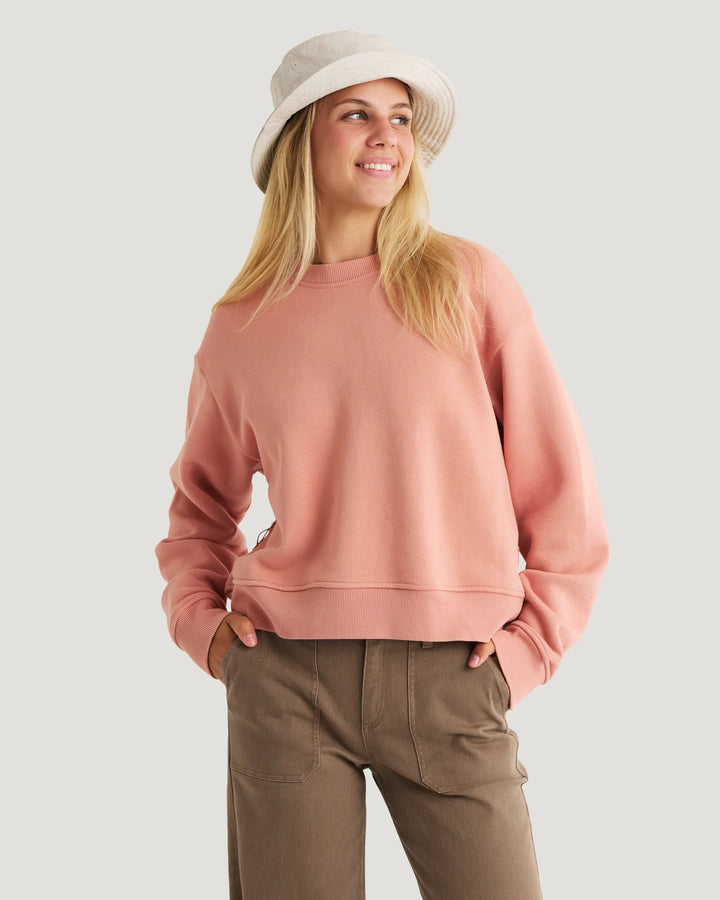 Free Fly Women's Bamboo Northcoast Fleece Crew: Shell