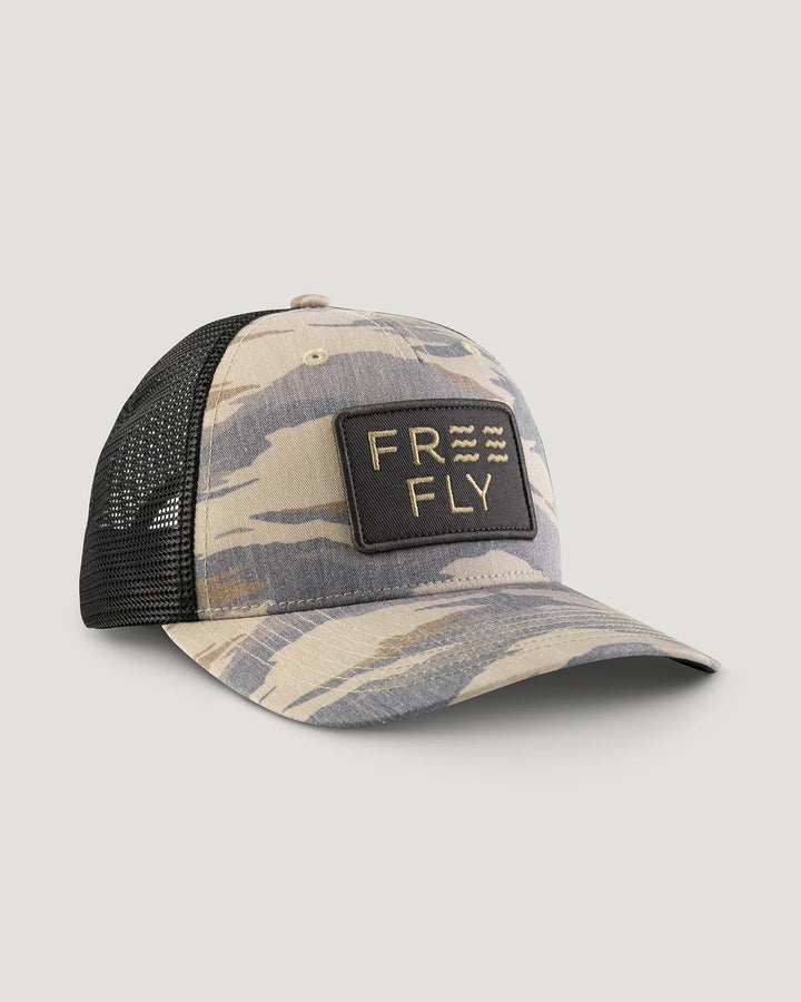 Free Fly Wave Trucker Hat- Congaree Camo