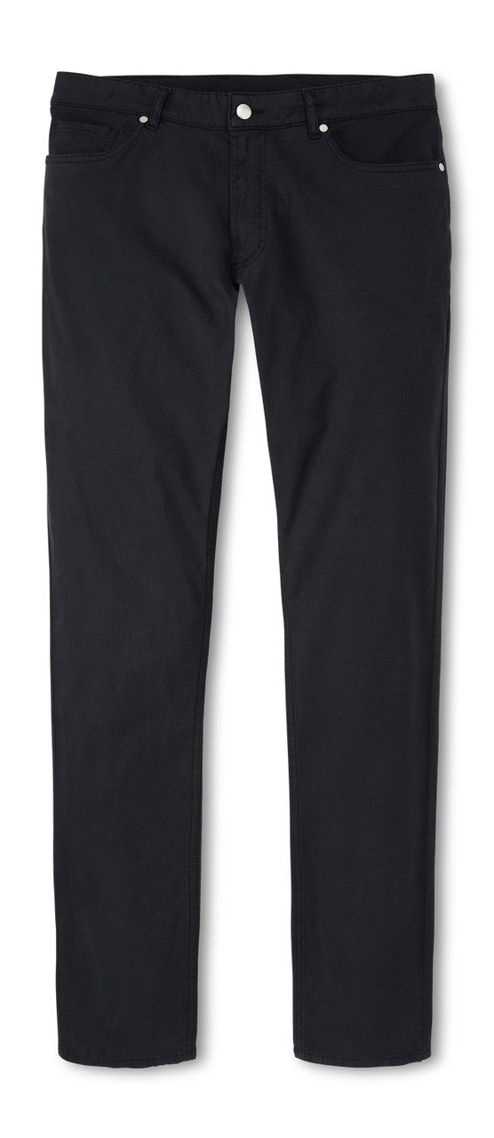 Peter Millar Crown Crafted Wayfare Five-Pocket Pant: Washed Black