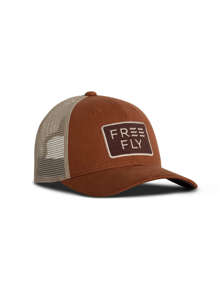 Free Fly Wave Trucker Hat: Adobe