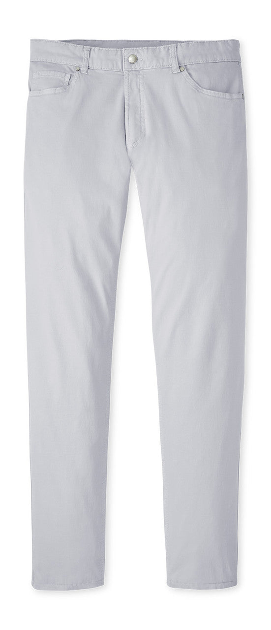 Peter Millar Crown Crafted Wayfare Five-Pocket Pant: Platinum