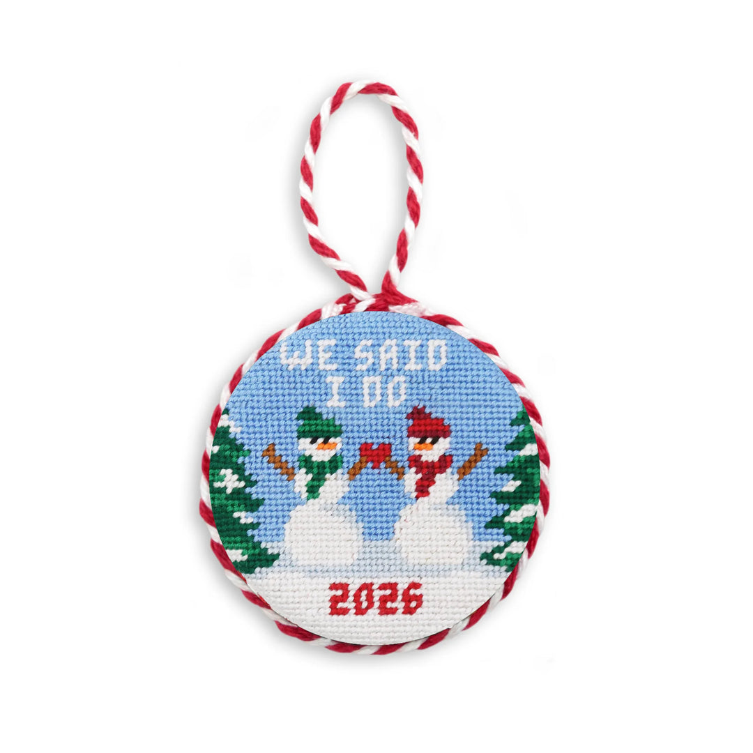 Smathers and Branson We Said I Do Snowmen Ornament: 2026